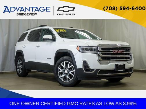 Summit White 2023 GMC Acadia FWD SLT
