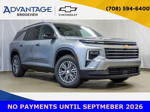 Sterling Gray Metallic 2026 Chevrolet Traverse LT