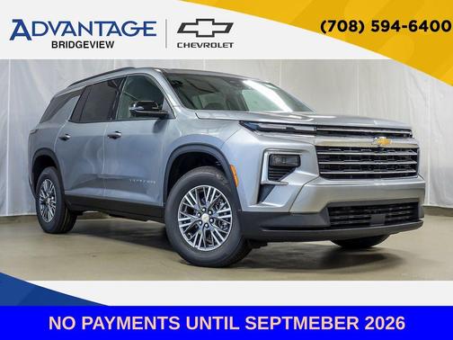 Sterling Gray Metallic 2026 Chevrolet Traverse LT