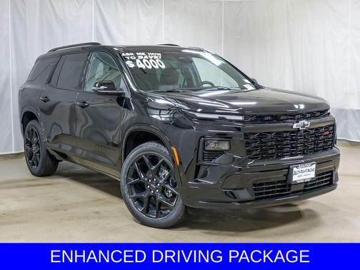Mosaic Black Metallic 2026 Chevrolet Traverse RS