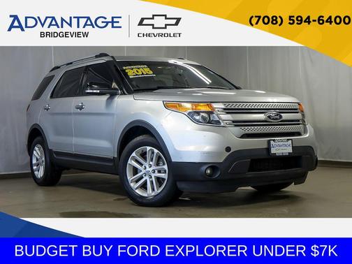 Ingot Silver Metallic 2015 Ford Explorer XLT