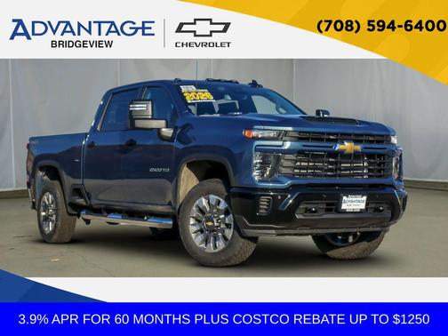 Lakeshore Blue Metallic 2026 Chevrolet Silverado 2500 Custom