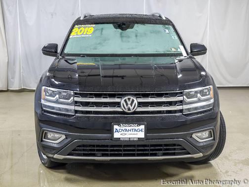 Deep Black Pearl 2019 Volkswagen Atlas 3.6L SEL