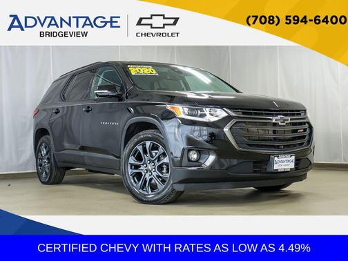 Mosaic Black Metallic 2020 Chevrolet Traverse RS