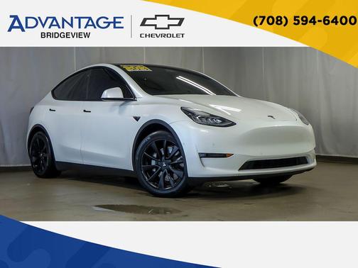 Pearl White Multi-Coat 2021 Tesla Model Y Long Range Dual Motor All-Wheel Drive