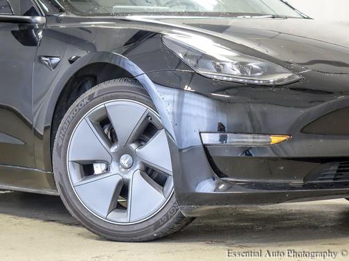 Solid Black 2023 Tesla Model 3 Long Range
