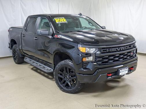 Black 2022 Chevrolet Silverado 1500 Custom Trail Boss