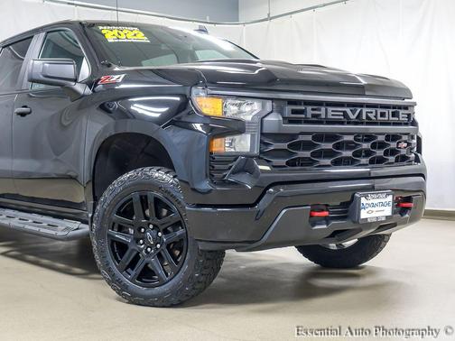 Black 2022 Chevrolet Silverado 1500 Custom Trail Boss