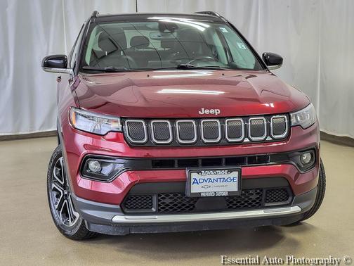 Velvet Red Pearlcoat 2022 Jeep Compass Limited