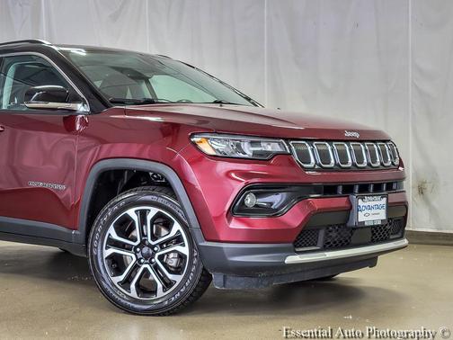 Velvet Red Pearlcoat 2022 Jeep Compass Limited