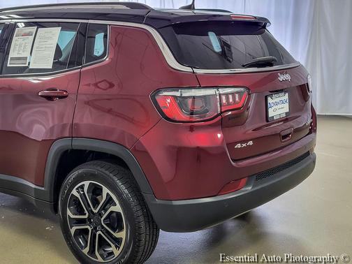 Velvet Red Pearlcoat 2022 Jeep Compass Limited
