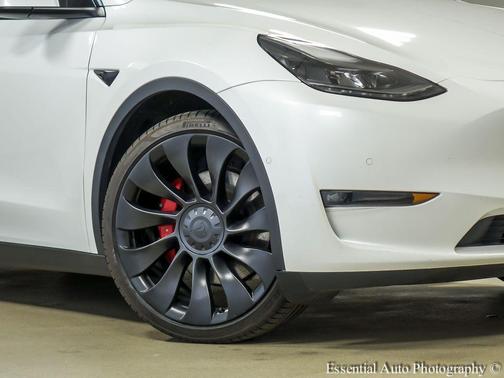 Pearl White Multi-Coat 2022 Tesla Model Y Performance Dual Motor All-Wheel Drive