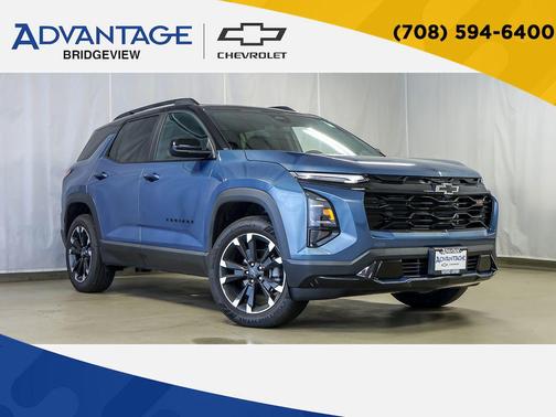 Lakeshore Blue Metallic 2026 Chevrolet Equinox AWD RS