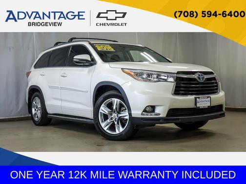 Blizzard Pearl 2015 Toyota Highlander Limited