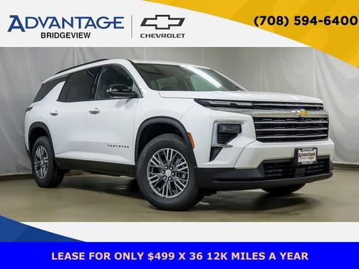 Summit White 2026 Chevrolet Traverse LT