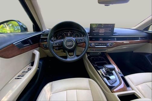 Brilliant Black 2022 Audi A4 40 Premium