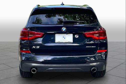 Carbon Black Metallic 2020 BMW X3 xDrive30i