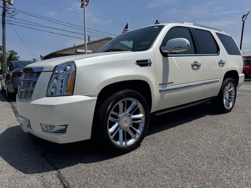 Off White 2011 Cadillac Escalade Platinum Edition