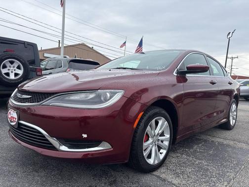 Velvet Red Pearlcoat 2015 Chrysler 200 Limited