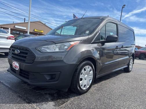 Frozen White 2020 Ford Transit Connect XL Cargo Van