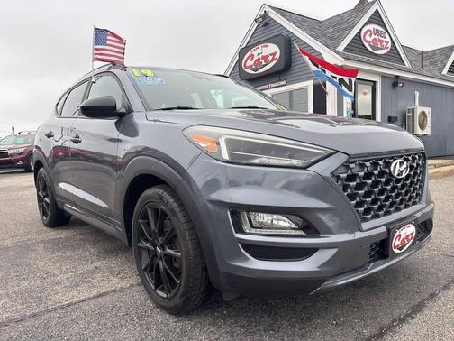 Coliseum Gray 2019 Hyundai TUCSON Night