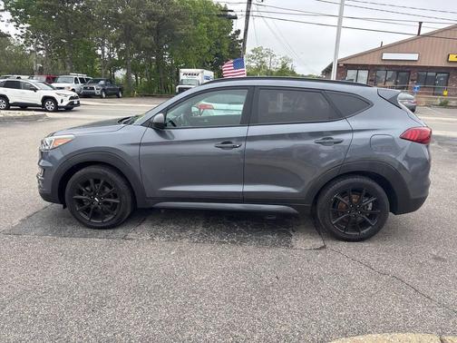Coliseum Gray 2019 Hyundai TUCSON Night