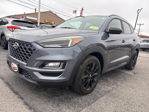 Coliseum Gray 2019 Hyundai TUCSON Night