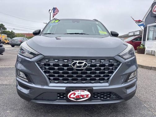 Coliseum Gray 2019 Hyundai TUCSON Night