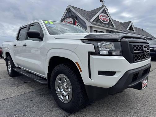 Glacier White 2023 Nissan Frontier S