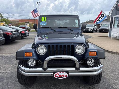 Blue 2001 Jeep Wrangler Sport