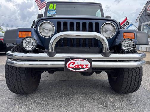 Blue 2001 Jeep Wrangler Sport