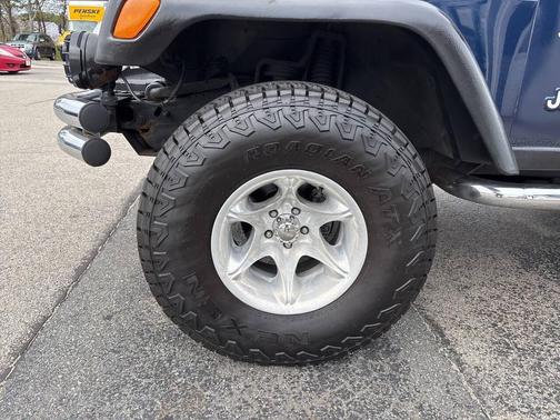 Blue 2001 Jeep Wrangler Sport