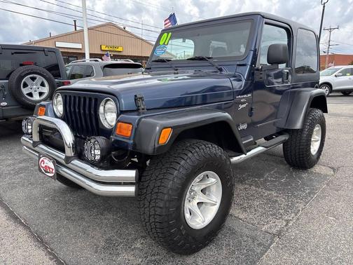 Blue 2001 Jeep Wrangler Sport