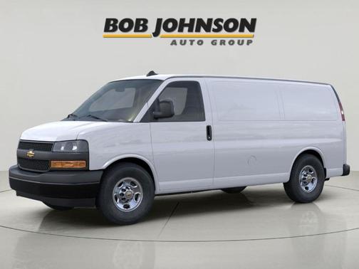 Summit White 2025 Chevrolet Express 3500 Work Van Cargo Van