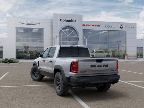 Billet Silver Metallic Clearcoat 2026 RAM 1500 RHO Crew Cab 4x4 5'7' Box