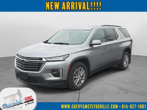 Sterling Gray Metallic 2023 Chevrolet Traverse LT Cloth