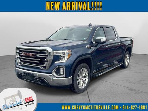 Pacific Blue Metallic 2022 GMC Sierra 1500 Limited SLT