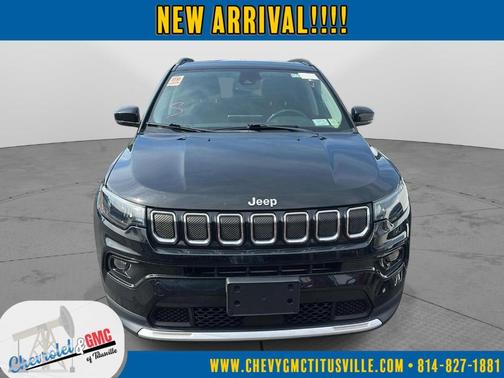 Diamond Black 2022 Jeep Compass Limited