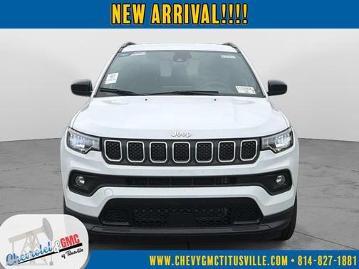 Bright White Clearcoat 2023 Jeep Compass Latitude Lux