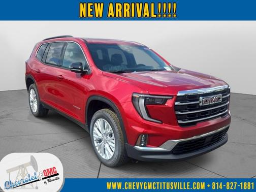 Volcanic Red 2026 GMC Acadia Elevation