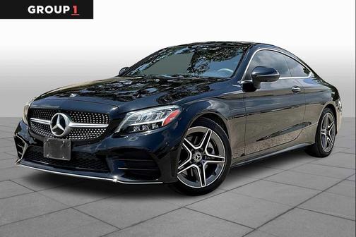 Black 2021 Mercedes-Benz C-Class Coupe