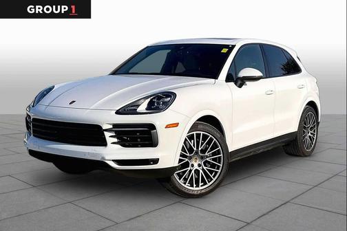 WHITE 2023 Porsche Cayenne Platinum Edition
