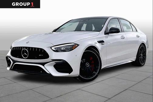 MANUFAKTUR Moonlight White Metallic 2026 Mercedes-Benz AMG C 63 S E Performance