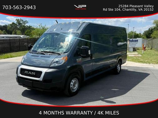 Blue 2020 RAM ProMaster 3500 High Roof