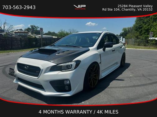 Crystal White Pearl 2016 Subaru WRX STI Base