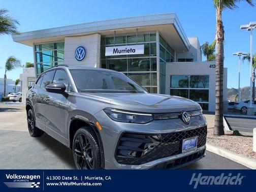 Platinum Gray Metallic 2026 Volkswagen Tiguan 2.0T SE R-Line Black