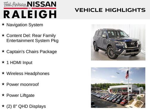 2022 Nissan Armada Platinum 4WD