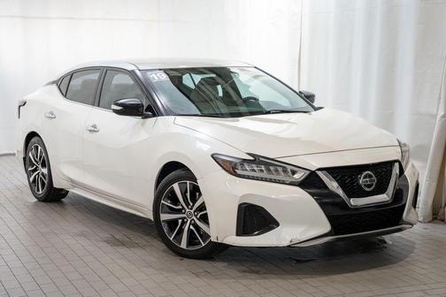 Pearl White Tricoat 2019 Nissan Maxima 3.5 SV