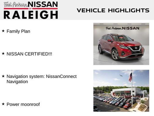 2022 Nissan Murano Platinum Intelligent AWD