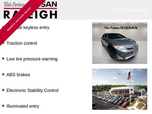 2014 Toyota Camry LE